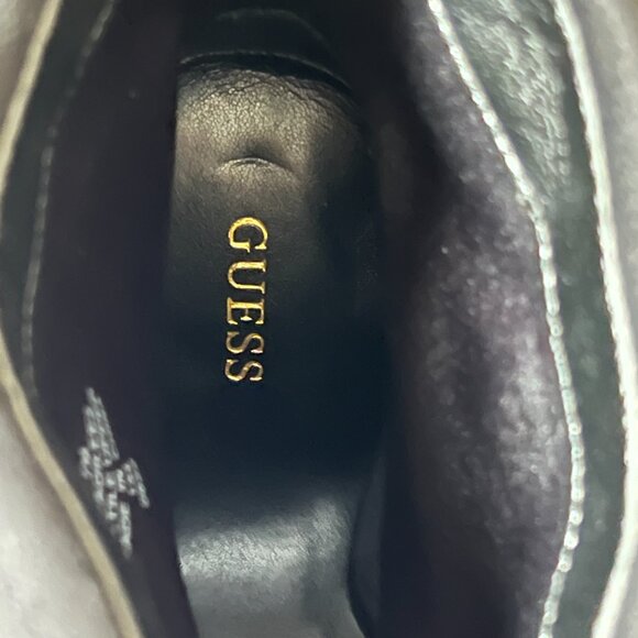 Guess GWADILEE2 Women's Black Suede Open Toe Stiletto Ankle Bootie, Size 7M - Picture 6 of 10